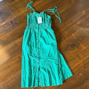 NWT green sundress